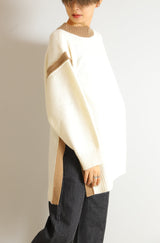 アルパカタッチ切替配色プルオーバー