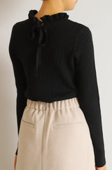 2wayフリルカラープルオーバー