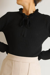 2wayフリルカラープルオーバー