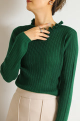 2wayフリルカラープルオーバー