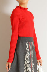 2wayフリルカラープルオーバー