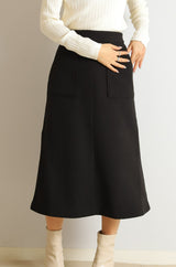 圧縮ジャージAラインスカート