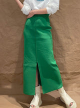 スウェットライクタイトスカート