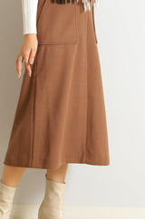 圧縮ジャージAラインスカート