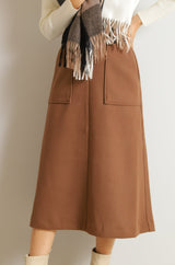 圧縮ジャージAラインスカート