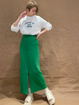 ロゴ刺繍Tシャツ