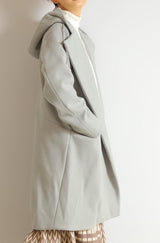 フード付きZIPコート