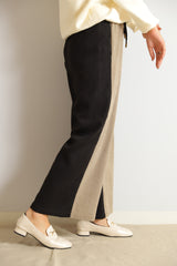 コーデュロイバイカラーパンツ