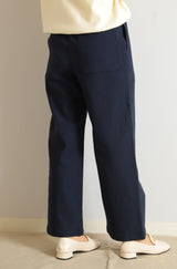 裏起毛イージーストレートパンツ