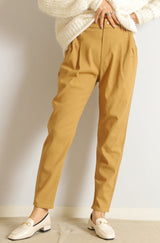 裏起毛イージーテーパードパンツ