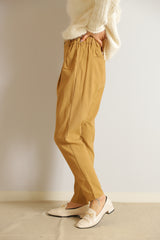 裏起毛イージーテーパードパンツ