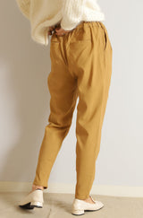 裏起毛イージーテーパードパンツ