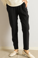 裏起毛イージーテーパードパンツ