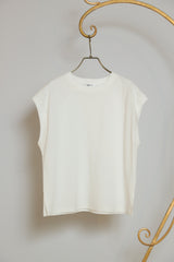 袖口リブフレンチスリーブプルオーバー