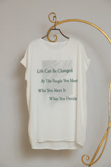 カラーロゴ3DTプリントTシャツ