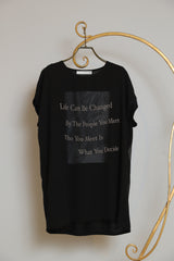 カラーロゴ3DTプリントTシャツ