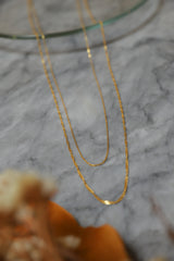 2連ロングネックレス