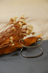 Wワイヤーカフバングル