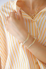 Wワイヤーカフバングル