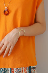 Wワイヤーカフバングル