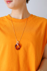 袖口リブフレンチスリーブプルオーバー