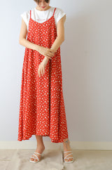 ストラップキャミワンピース