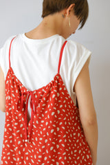 ストラップキャミワンピース