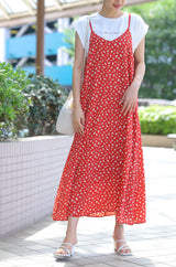 ストラップキャミワンピース