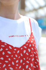 ちびロゴ刺繍プルオーバー