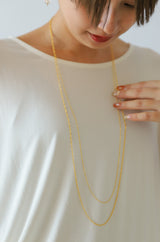 2連ロングネックレス