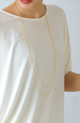 2連ロングネックレス