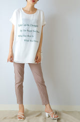 カラーロゴ3DTプリントTシャツ