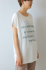 カラーロゴ3DTプリントTシャツ