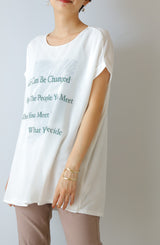 カラーロゴ3DTプリントTシャツ