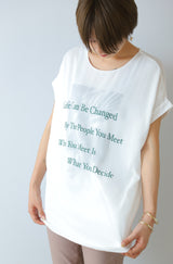 カラーロゴ3DTプリントTシャツ