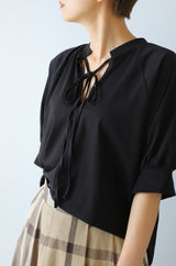 プチハイネック前後2wayプルオーバー