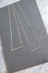 ロングバーネックレス