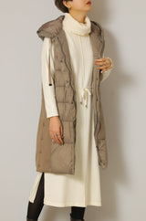 ハイゲージニットドロストワンピース