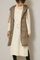 ハイゲージニットドロストワンピース