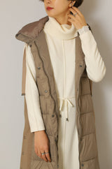 ハイゲージニットドロストワンピース