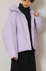 スタンドスヌードネック中綿ダウン