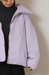 スタンドスヌードネック中綿ダウン