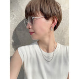 ツイストフープピアス