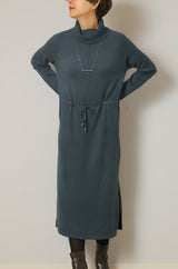 ハイゲージニットドロストワンピース