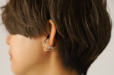 ビジュー2連イヤーカフ