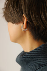 ビジュー2連イヤーカフ