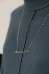 ロングバーネックレス