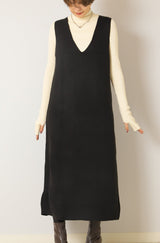 ケーブルカーディガン+ワンピースセット