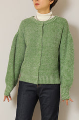 ミックスニットカーディガン