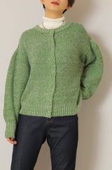 ミックスニットカーディガン